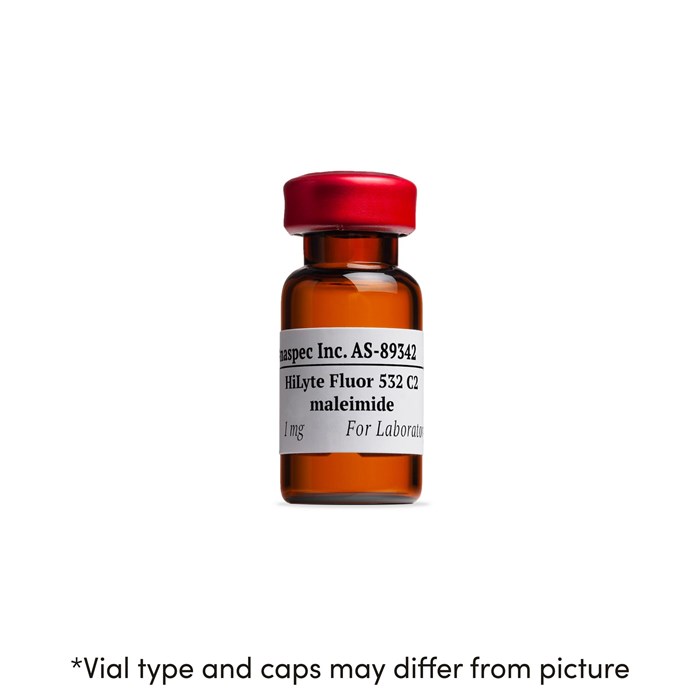 Bottle of HiLyte Fluor 532 C2 maleimide